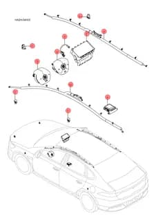 Модуль подушки безопасности водителя для BYD Qin Plus DM-i, 12118749-00
