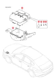 Предохранитель MCASE 32 V 30 A для BYD Qin Plus DM-i, 12785025-00