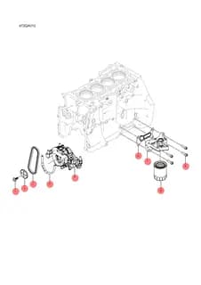 Масляный фильтр для BYD Qin Plus DM-i, 13143652-00