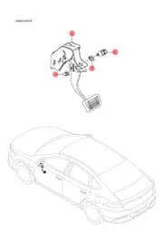 Пружинная гайка листового типа для BYD Qin Plus DM-i, 13755927-00