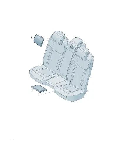 Comfortable подушка для headrests для Volkswagen ID.UNYX, 11H061816A