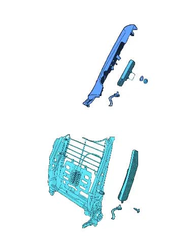 Боковой подушка безопасности блок для Volkswagen ID.UNYX, 11H880242D