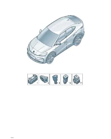 Деталь для Volkswagen ID.UNYX, 11H953509AOWM