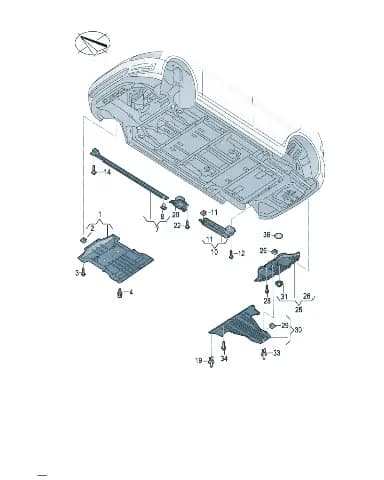 Накладка для Volkswagen ID.UNYX, 1EA825271