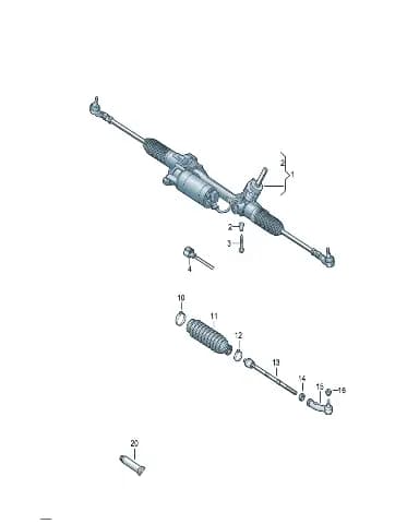 Деталь для Volkswagen ID.UNYX, 1EB422807A