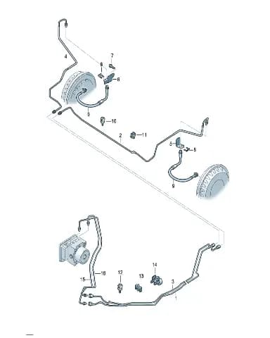 Опора для Volkswagen ID.UNYX, 7H0611797