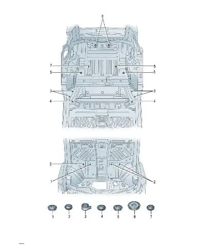 Закрытый крышка для Volkswagen ID.UNYX, 7L0899182A