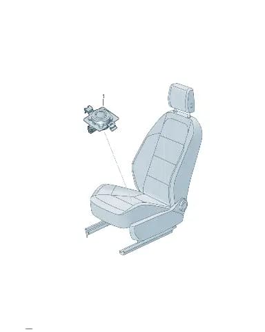 Давление датчик сиденье occupancy recognition для Volkswagen ID.UNYX, 89G963553