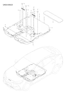 Плоская клипса для BYD Sealion 07 EV, 10215281-00