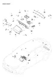 Саморезы с полукруглой головкой и крестообразным шлицем для BYD Sealion 07 EV, 11009543-00
