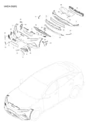 Металлический гайка для BYD Sealion 07 EV, 11971142-00