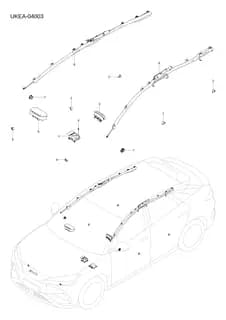 Датчик бокового удара для BYD Sealion 07 EV, 12458489-00