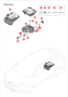 Фильтр крышка в сборе для BYD Sealion 07 EV, 13260127-00