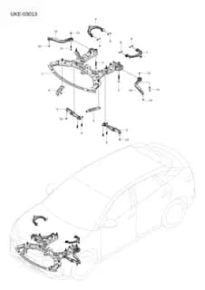Правый передний верхний рычаг рычаг в сборе для BYD Sealion 07 EV, 13392069-00