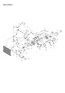 Жесткая трубка холодильного контура в сборе 1 для BYD Sealion 07 EV, 13715009-00