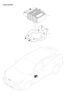 Комплект шестигранных гаек и конических пружинных шайб для BYD Sealion 07 EV, 13754743-00