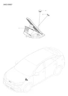 Болт с шестигранным фланцем для BYD Sealion 07 EV, 13754774-00