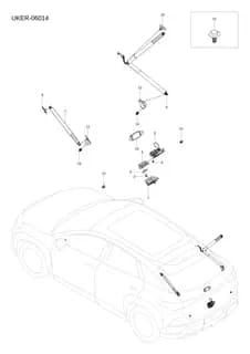Винт с внутренним шестигранником и потайной головкой для BYD Sealion 07 EV, 13755250-00