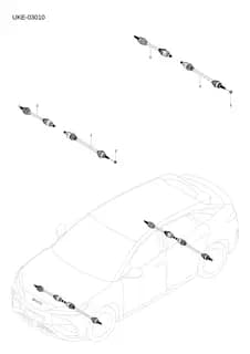 Гайки с шестигранным фланцем для BYD Sealion 07 EV, 13755964-00