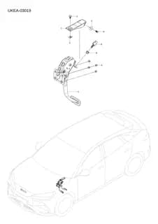 Болт с увеличенным шестигранным фланцем для BYD Sealion 07 EV, 13820382-00