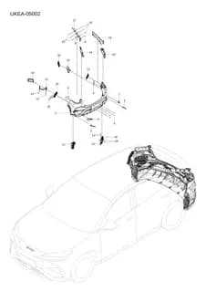 Металлический гайка для BYD Sealion 07 EV, 13839203-00