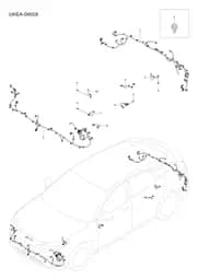 Задний бампер малый элемент для BYD Sealion 07 EV, 13942949-00