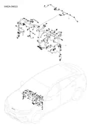 Панель приборов жгут проводки I I для BYD Sealion 07 EV, 13978362-00