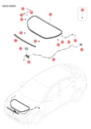 Передний отсек передний уплотнительный накладка для BYD Sealion 07 EV, 13996453-00
