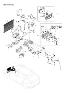 Всасывающая трубка компрессора в сборе 2 для BYD Sealion 07 EV, 14057501-00