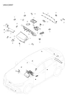Экран проекционного дисплея для BYD Sealion 07 EV, 14064809-00