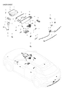 Сиденье отопление переключатель для BYD Sealion 07 EV, 14077052-00