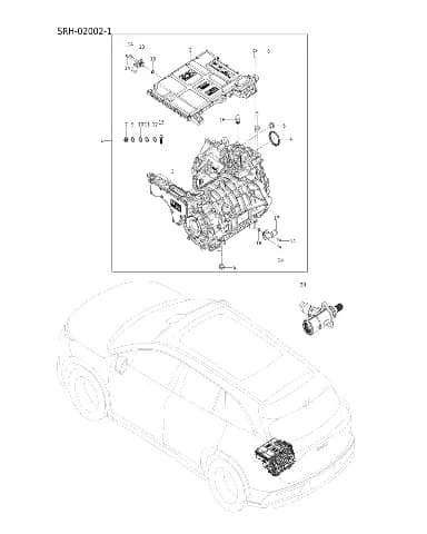Задний привод электрический в сборе drain заглушка для BYD Tang L DM, 18573867-00