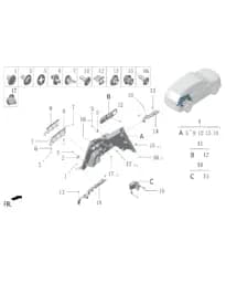Клипса папа-мама для Lixiang L6, D01-89694103