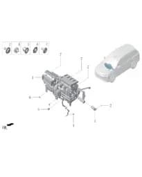 Передний hvac в сборе для Lixiang L6, LAA-30090011