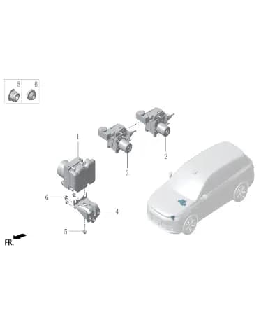 RBU redundant торможение блок для Lixiang L6, LAA-35400011