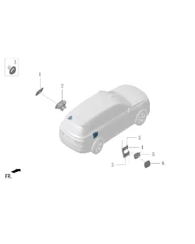 Топливный заливной крышка для Lixiang L6, LAA-54160012