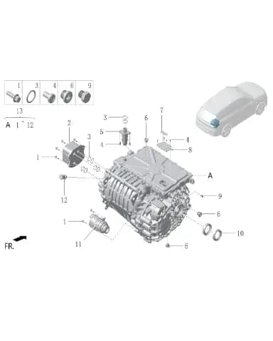 Болт с шестигранным фланцем для Lixiang L6, LAA-90000277