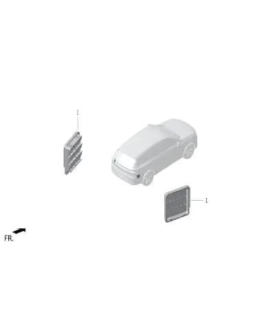 Боковой вентиляционный рама в сборе для Lixiang L6, M01-56130010