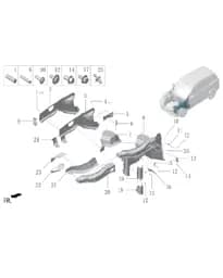 Болты резьбовые для короткоцикловой дуговой сварки для Lixiang L6, Q1140620T25F36