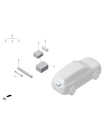 Буксировочный крюк для Lixiang L6, W01-20090013