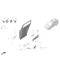 Винт Torx с полукруглой головкой для Lixiang L6, Q215B0825T1F71S