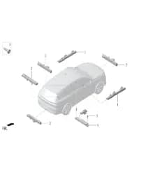 Автомобильный дверь низкий-частота антенна для Lixiang L6, X01-36180018