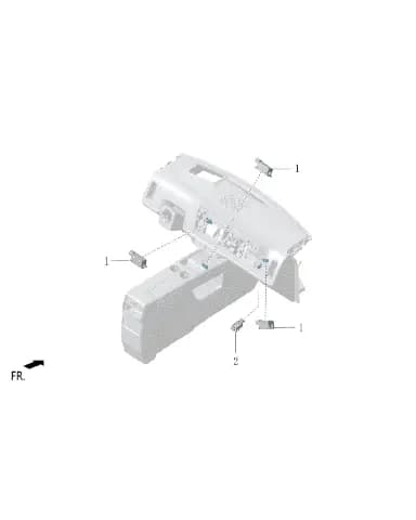 Правый передний фоновая подсветка ног для Lixiang L6, X01-41030044