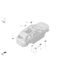Багажный отсек фонарь в сборе задний дверь illumination фонарь для Lixiang L6, X01-41270011
