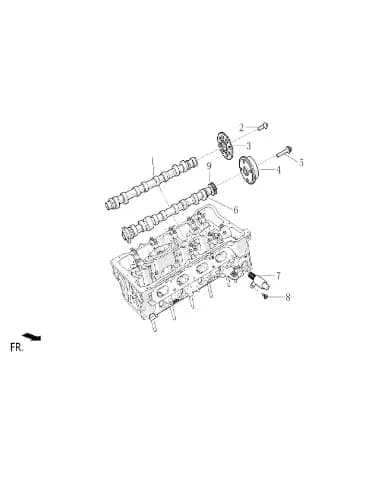 Exhaust распредвал в сборе для Lixiang L7, 1001531