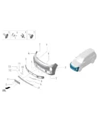 Пластиковый клипса для Lixiang L7, D01-89691002