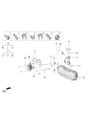 Double трубка хомут для Lixiang L7, LAA-25030018