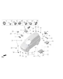 Ultrasonic радар датчик для Lixiang L7, LAC-65010043