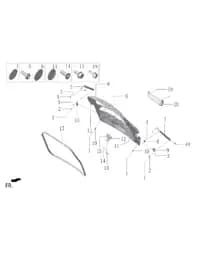 Заглушка,кузов для Lixiang L7, M01-50000018