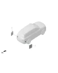 Боковой вентиляционный рама в сборе для Lixiang L7, M01-56130010